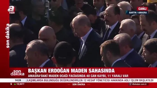 SON DAKİKA: Başkan Erdoğan maden ocağı patlaması yaşanan Bartın'da | Video