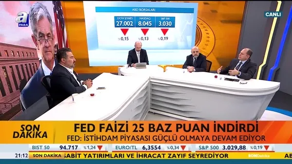 Ekonomi Masası (FED Özel Yayını) | 30.10.2019