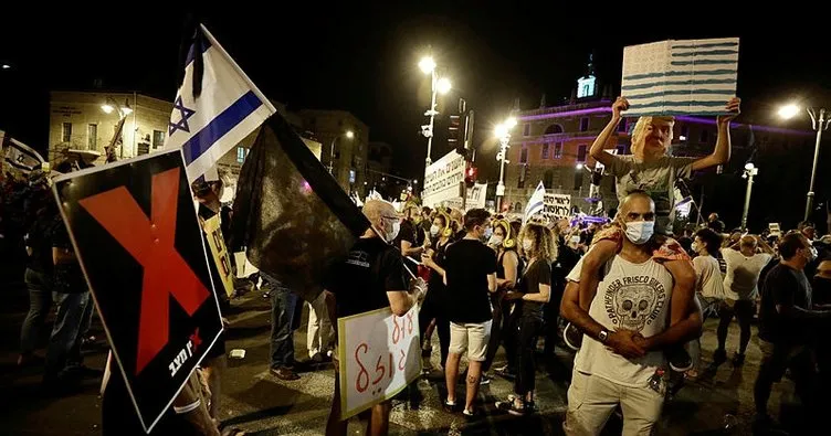 Batı Kudüs’te Netanyahu karşıtı gösteri