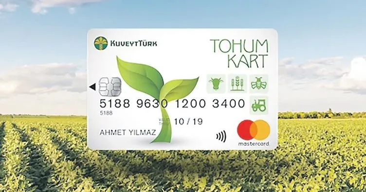 Çiftçiye hasat ödemeli Tohum Kart