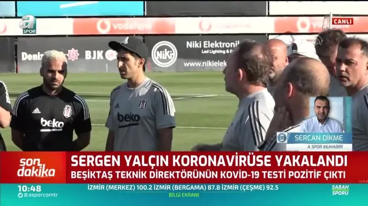 Son dakika Beşiktaş haberleri: Sergen Yalçın corona virüsüne yakalandı