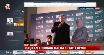 Başkan Erdoğan AK Parti Genel Merkezi’nden vatandaşlara hitap etti