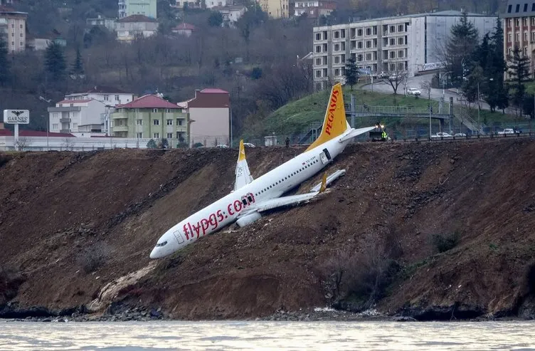 Trabzon’da pistten çıkan uçağın pilotunun ifadesi: Uçak bir anda…