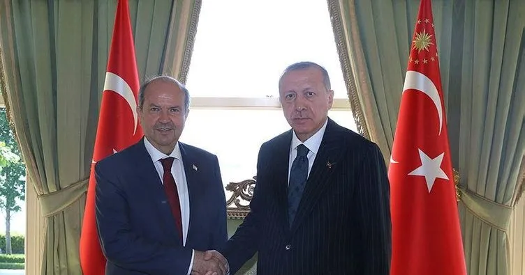 Başkan Erdoğan KKTC Cumhurbaşkanı Ersin Tatar ile telefonda görüştü