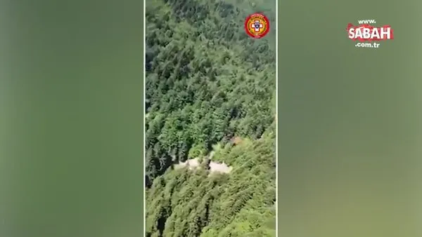 İtalya'da düşen helikopter böyle bulundu | Video