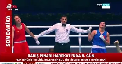 Kadın boksörler Mehmetçik için kazandı