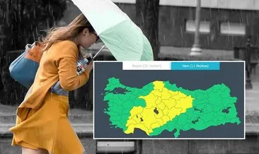 SON HAVA DURUMU RAPORU: Pazar günü plan yapanlar dikkat: Meteoroloji’den 20 ile sarı kodlu uyarı