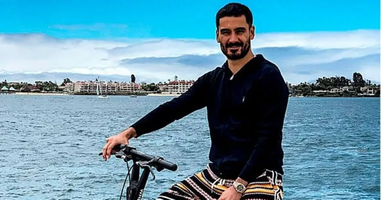 Ünlü futbolcu İlkay Gündoğan ve sevgilisinden romantik poz!