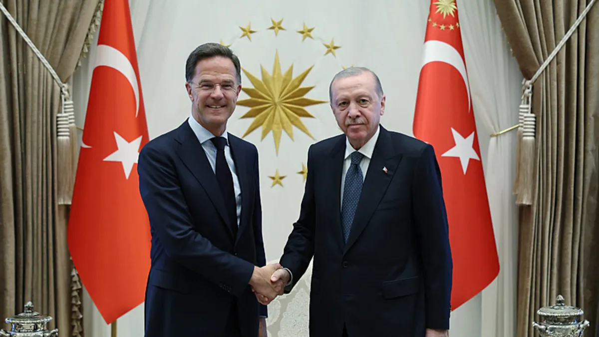 Başkan Erdoğan, NATO Genel Sekreteri Rutte ile görüşüyor