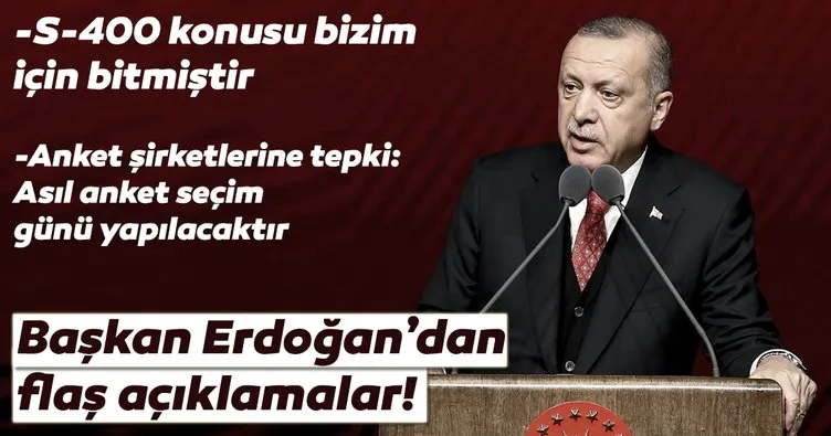 Son Dakika: Başkan Erdoğan’dan flaş seçim anketi açıklaması