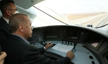 İlk sürüş gerçekleştirildi! Konya-Karaman Hızlı Tren Hattı’nı Başkan Erdoğan açtı