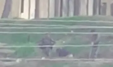 A Haber anbean görüntüledi: PKK’lı teröristler Suriye sınırında çukur kazıyor...