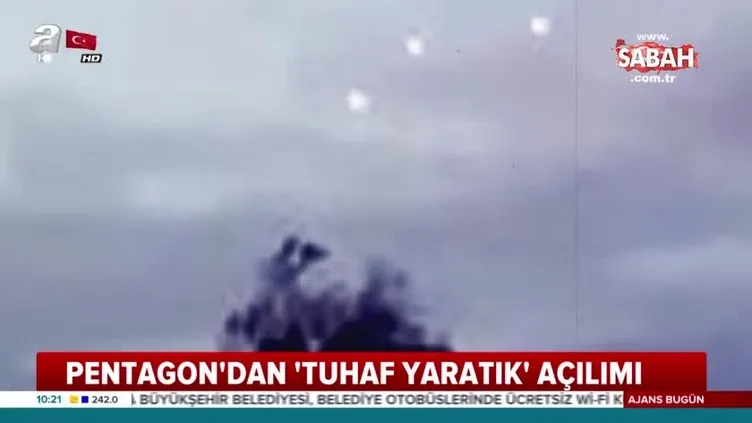 ABD Savunma Bakanlığı ilk kez UFO görüntüleri yayınladı!