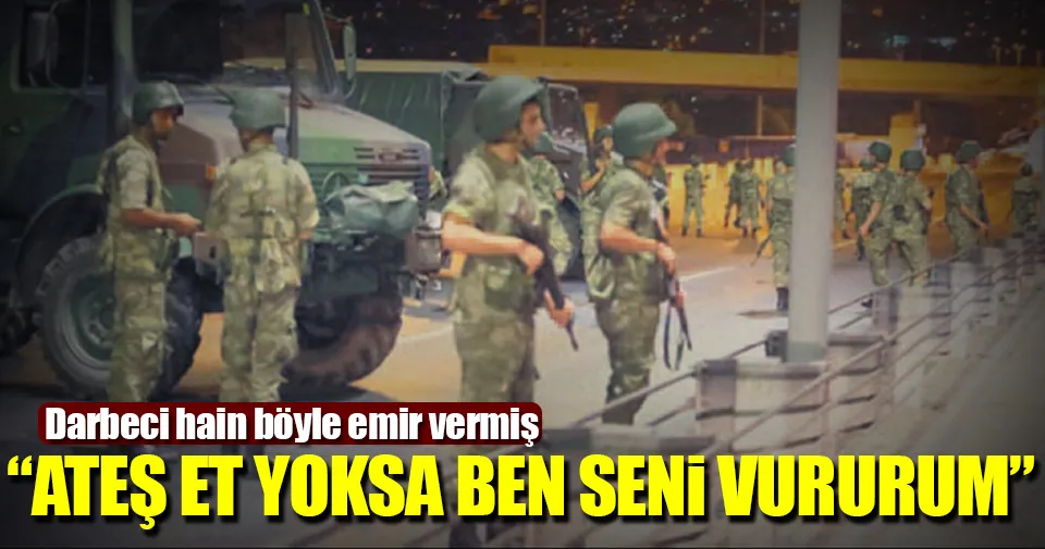 ‘Ateş et, yoksa vururum’ Son Dakika Haberler