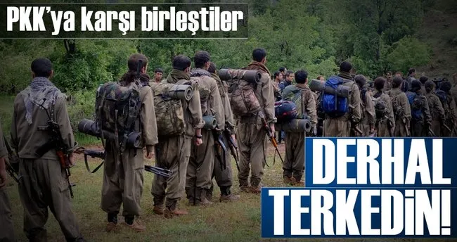 PKK’ya karşı birleştiler