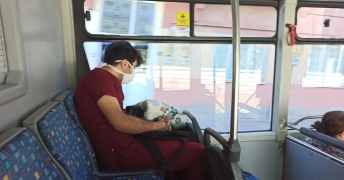 otobuste uyuyakalan stajyer doktor