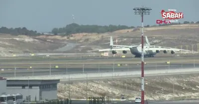 Dünyanın en büyük kargo uçağı İstanbul Havalimanı’na indi | Video