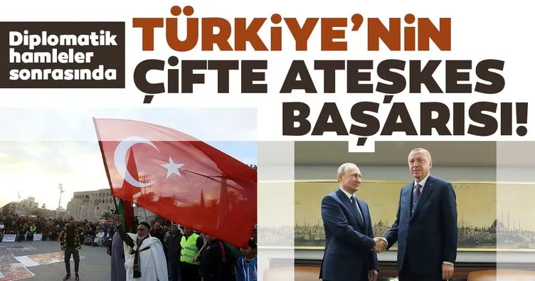 Çifte ateşkes başarısı