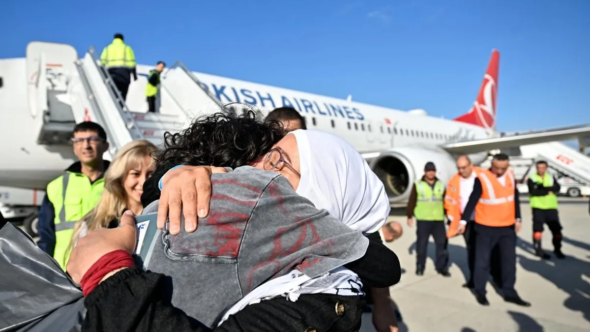 SON DAKİKA | 15 Türk aktivisti taşıyan uçak İstanbul’a ulaştı SON DAKİKA | 15 Türk aktivisti taşıyan uçak İstanbul’a ulaştı