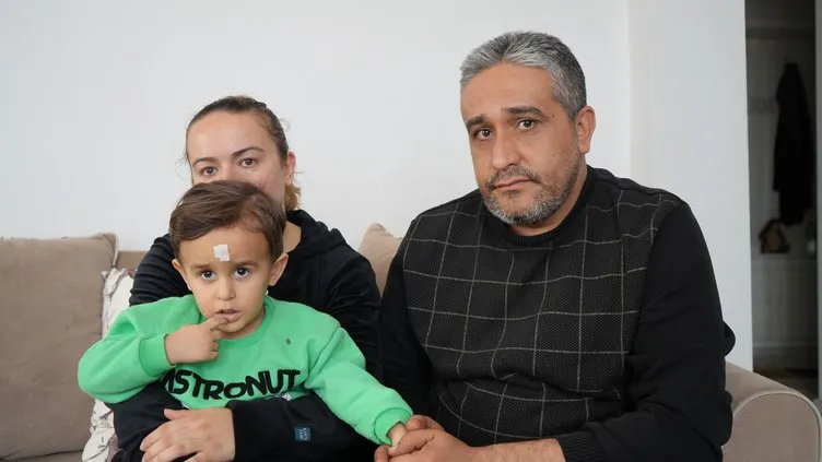 Kreşte dehşet anları: Eğitmenin iteklediği 2.5 yaşındaki Hasan Efe ölümden döndü!