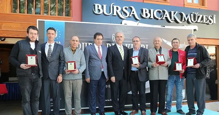 Bursa’da bıçağın sanatkarları ödüllendirildi