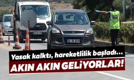 Yasağın kalktığı Bodrum'a akın ettiler...