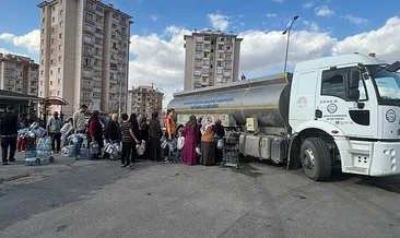 Tankerle su dağıttılar! Ankara’da uygulanan su kesintileri vatandaşı mağdur etti! #ankara