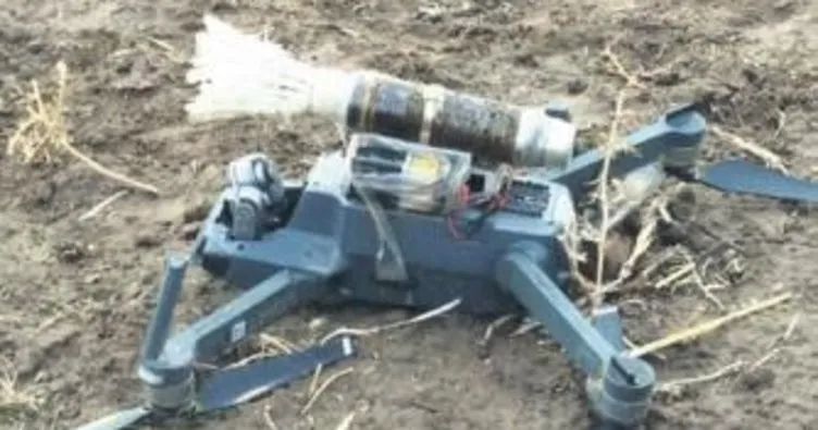 PKK’nın bombalı drone’u düşürüldü