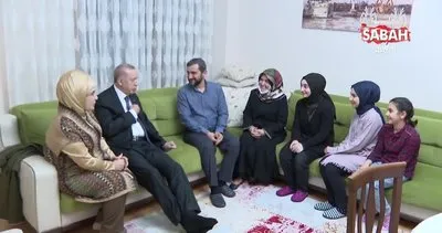 Başkan Erdoğan, bir vatandaşın evinde iftar yaptı | Video