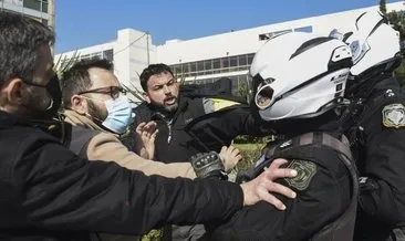Yunanistan’da olaylı protesto! Rektörlük binasını işgal ettiler