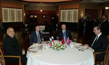 Başkan Erdoğan, misafir ülkelerin liderleriyle yemekte buluştu