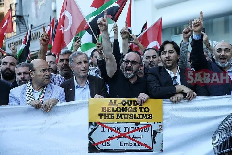 Beyoğlu’nda ’Kudüs’ protestosu
