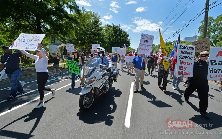 'Covid-19 bir yalan' pankartıyla protestolara liderlik eden Audrey Whitlock Covid-19'a yakalandı!
