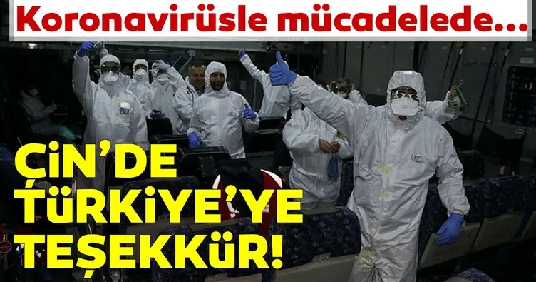 Çinlilerden yeni tip koronavirüs salgınıyla mücadelede Türkiye’nin yardımına teşekkür