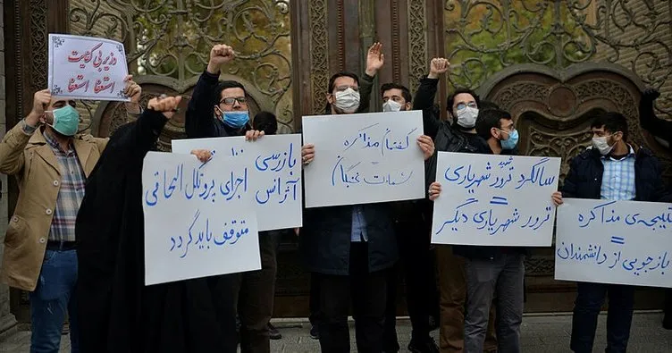 İranlı nükleer bilimcinin öldürülmesi Tahran’da protesto edildi