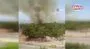Konyaaltı Sahili’ne 300 metre yakınlıkta yerleşim alanlarını tehdit eden yangın korkuttu | Video