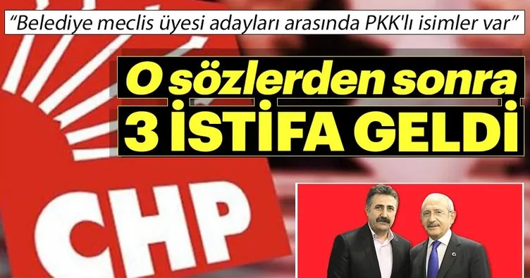 Soylu’nun açıklamalarının ardından CHP’den 3 istifa