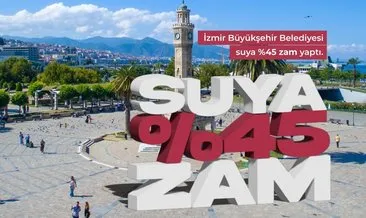 Başkan Saygılı’dan ‘suya zam’a tepki