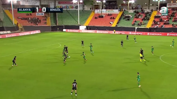 GOL İZLE | Alanyaspor 2–0 12 Bingölspor