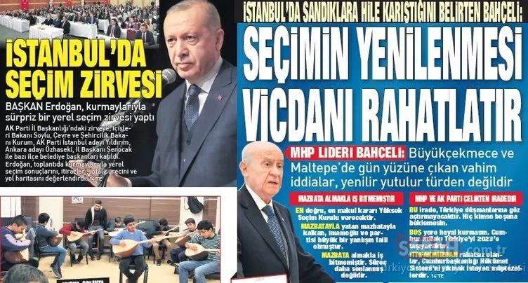 Türkiye İstanbul seçimlerindeki şaibe skandalını SABAH'tan okudu!