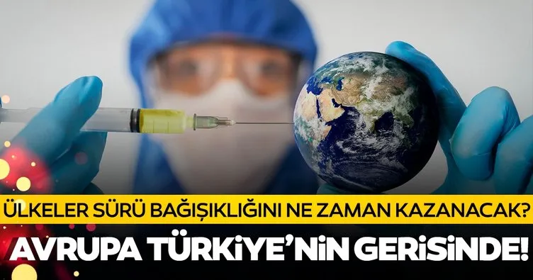 Aşılama konusunda Türkiye birçok Avrupa ülkesini geride bıraktı!