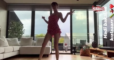 Melis Sezen dans videosu olay yarattı! Mini elbisesiyle fena dağıttı | Video