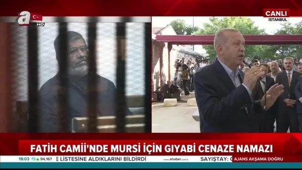 Başkan Erdoğan, Mursi'nin gıyabi cenaze namazında konuştu