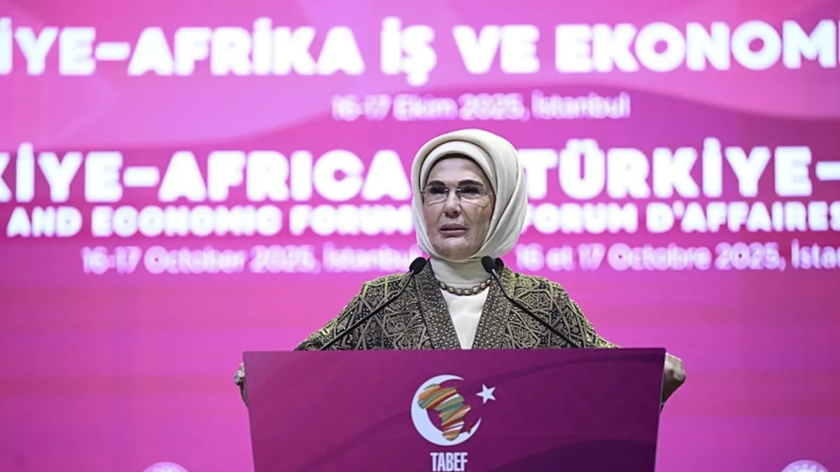 Emine Erdoğan, Türkiye-Afrika İş ve Ekonomi Forumu’nda konuştu: “Türkiye’de kadınların yüzde 60’ı girişimci olmak istiyor”