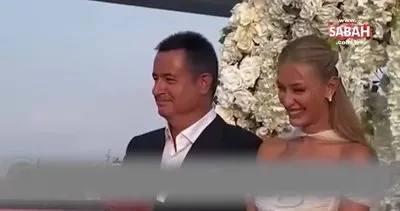 Acun Ilıcalı ve Ayça Çağla Altunkaya’nın düğününden ilk kare geldi! Mutluluğa böyle ’evet’ dediler!