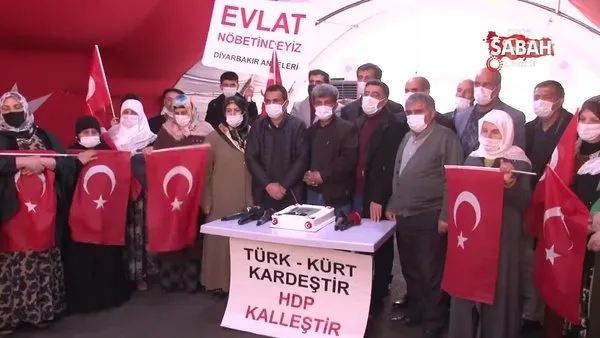 Evlat nöbetindeki aileler Başkan Erdoğan'ın doğum günü kutladı | Video