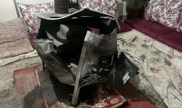 Hakkari’de odun sobasında patlama! Facianın eşiğinden döndüler...