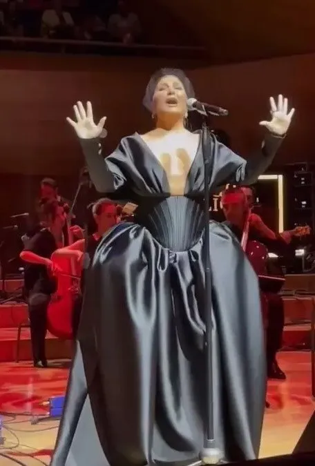 ’Kıyafet facia’ Sibel Can sahne tarzıyla sosyal medyanın diline düştü!