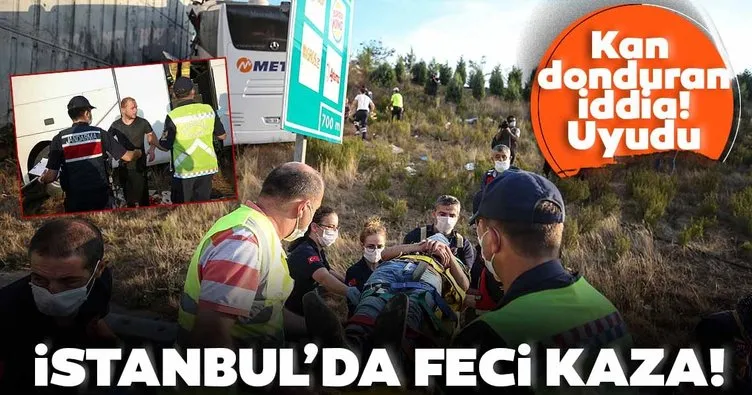 Son dakika: Sarıyer Kuzey Marmara Otoyolu’nda otobüs yoldan çıktı! Ölü ve yaralılar var