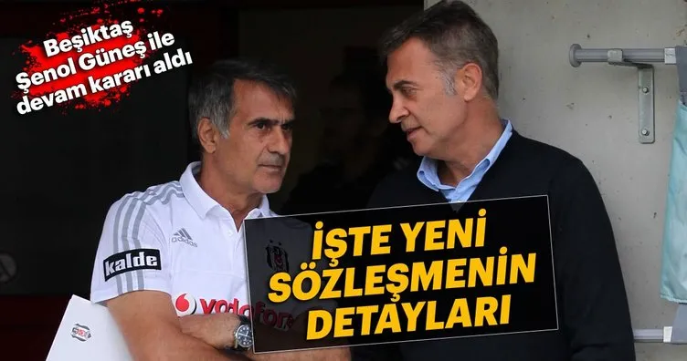 İşte Beşiktaş’ın Şenol Güneş’e yapacağı teklif